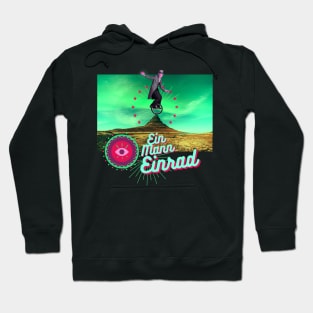 Ein Mann Einrad Kunst Artist Zirkus Jonglage Hoodie